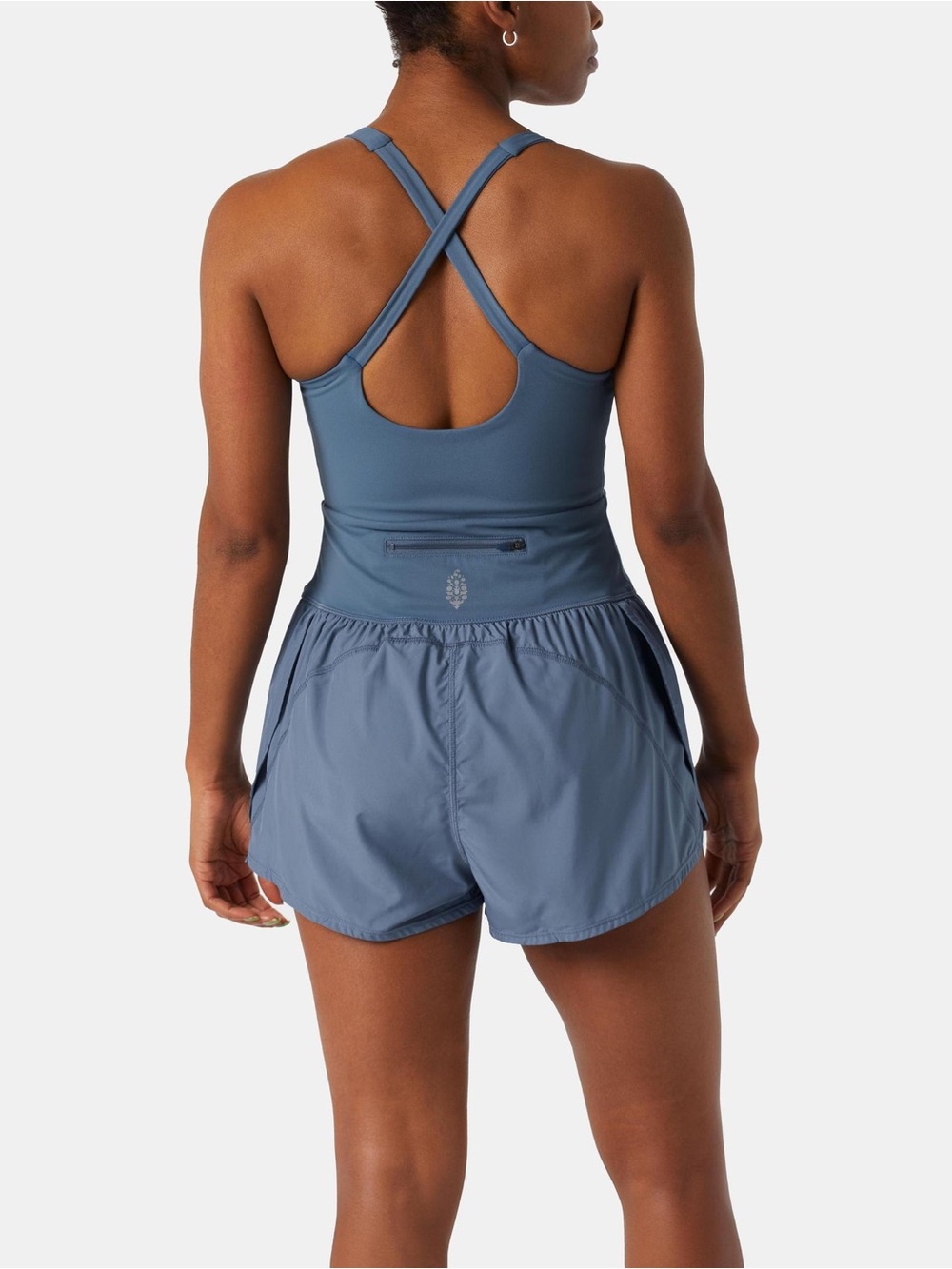Free People Movement Blue Righteous Runsie